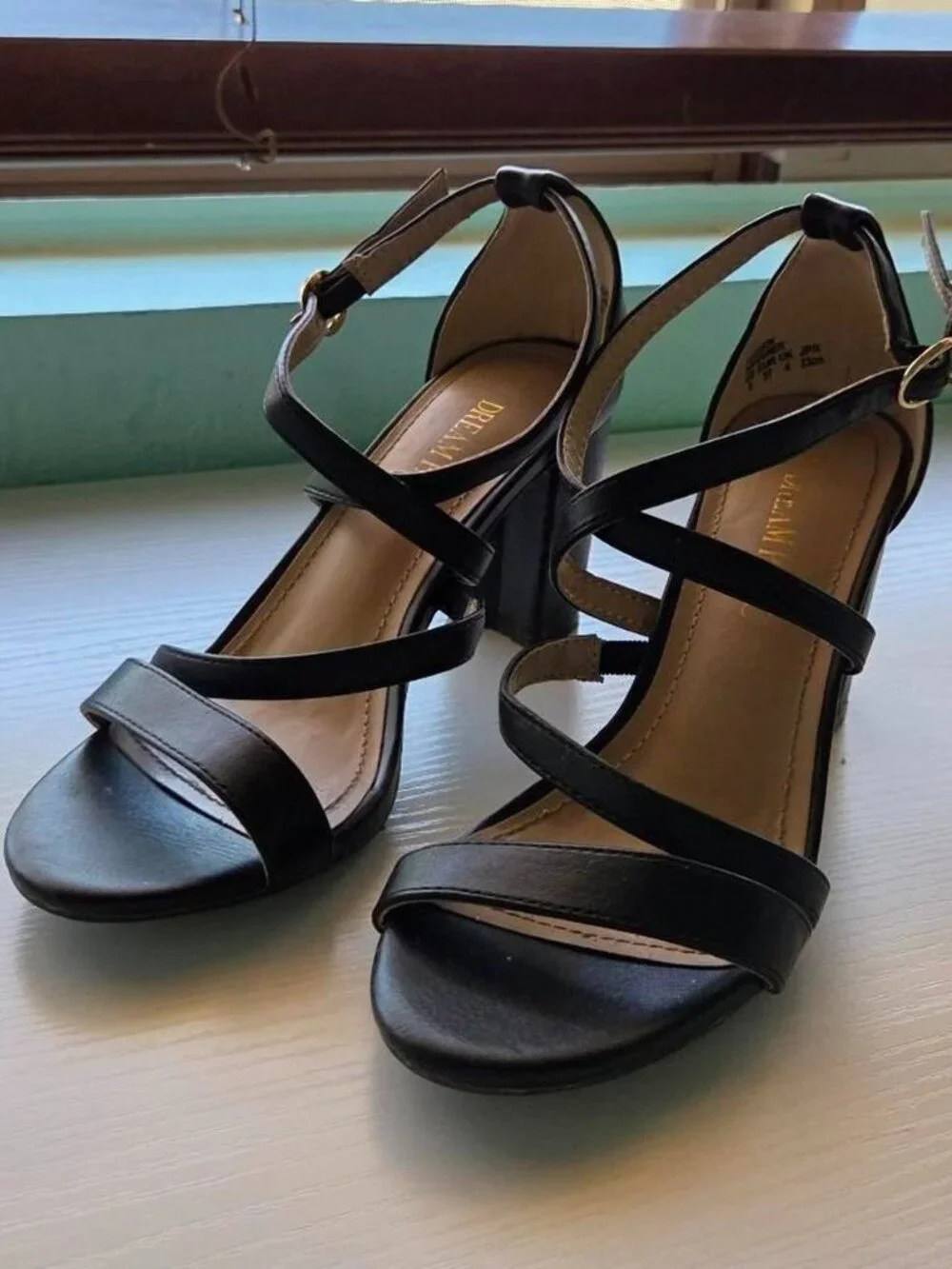 Dream Pairs Women's Black Sandals